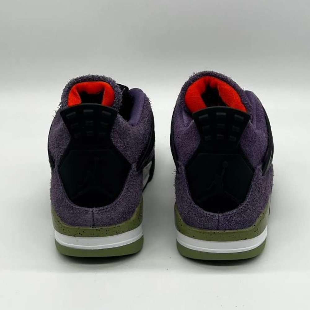 Nike  Air Jordan 4 Retro Canyon Purple Orange Green AQ9129 500 - Picture 9 of 9